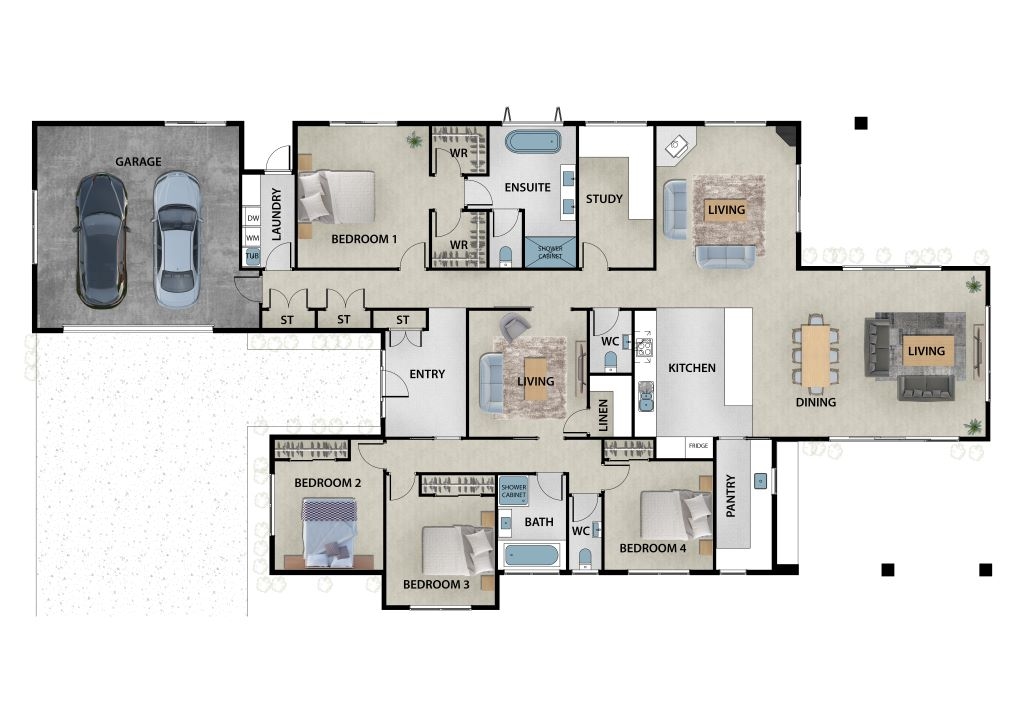 Mangatainoka floor plan