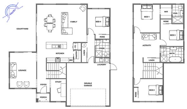 Rutherford - Mono - 230 floor plan