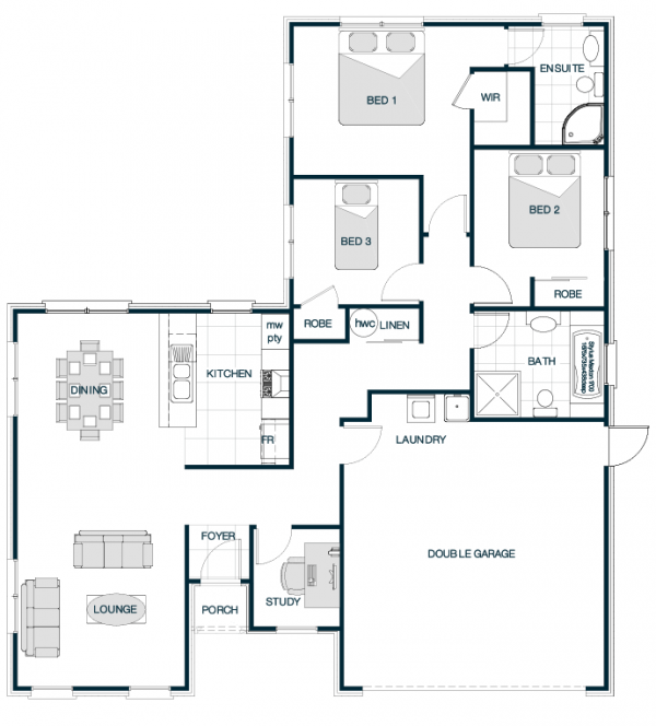 Cloudy Bay - 150 Mono floor plan