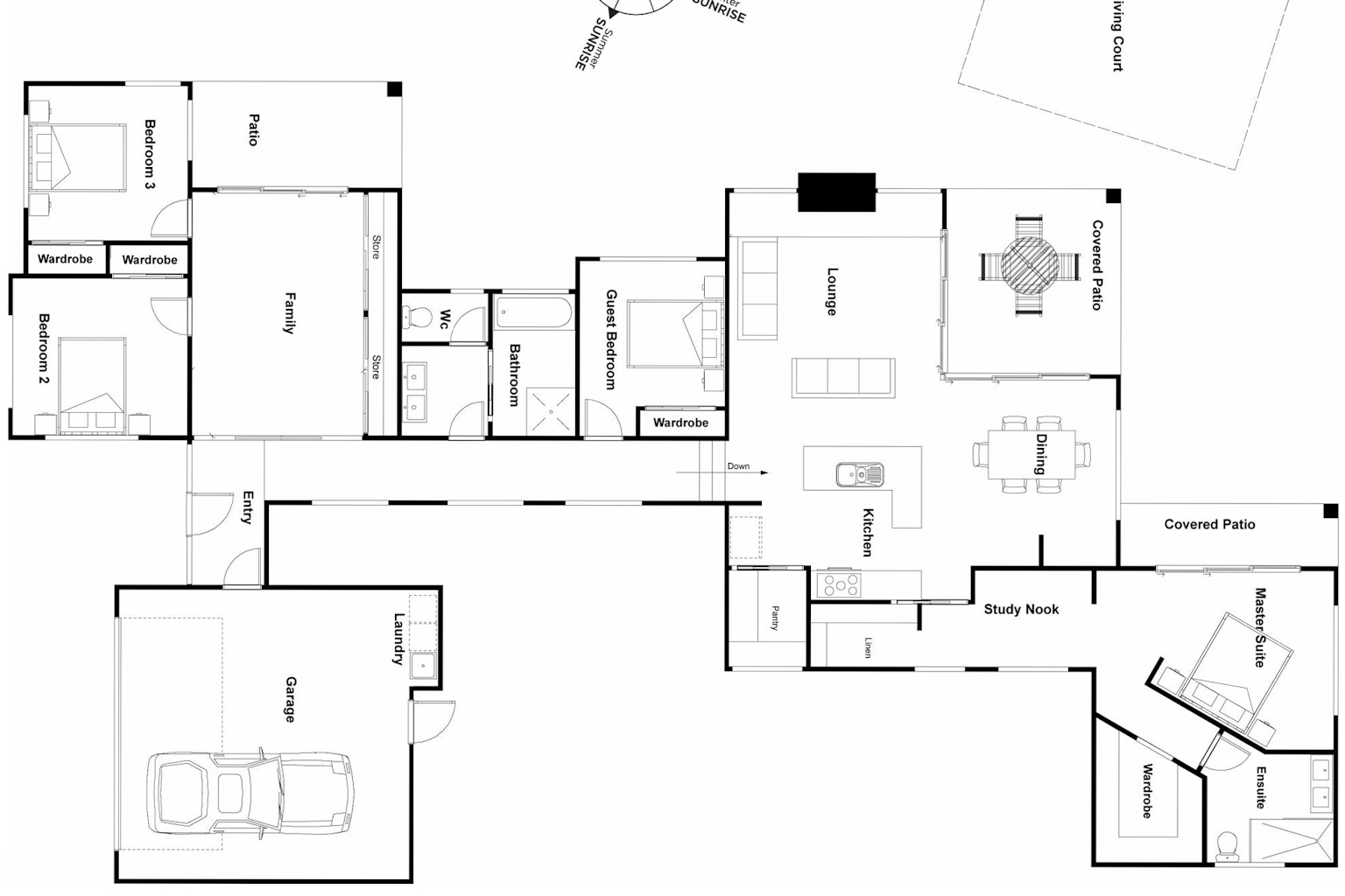 Kaiteriteri floor plan