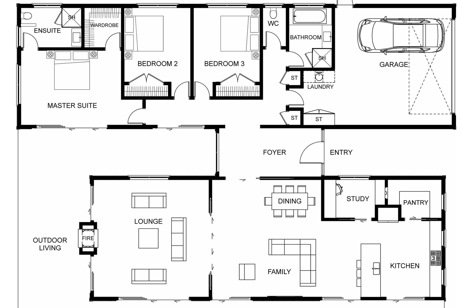 Sansa floor plan