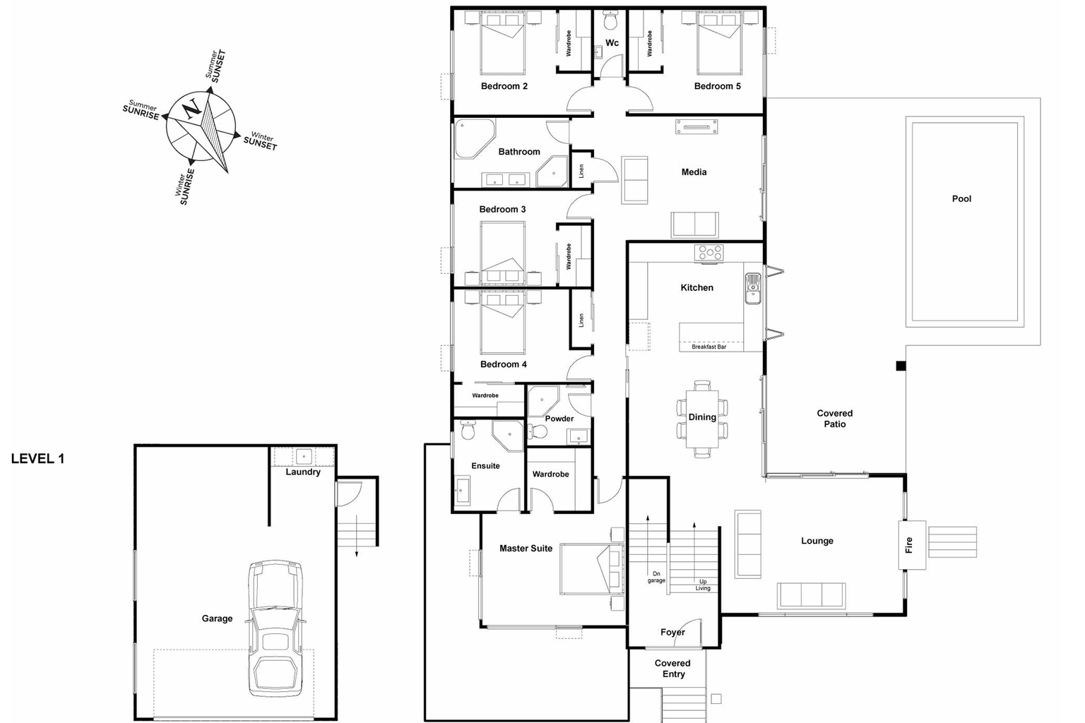 Papamoa floor plan