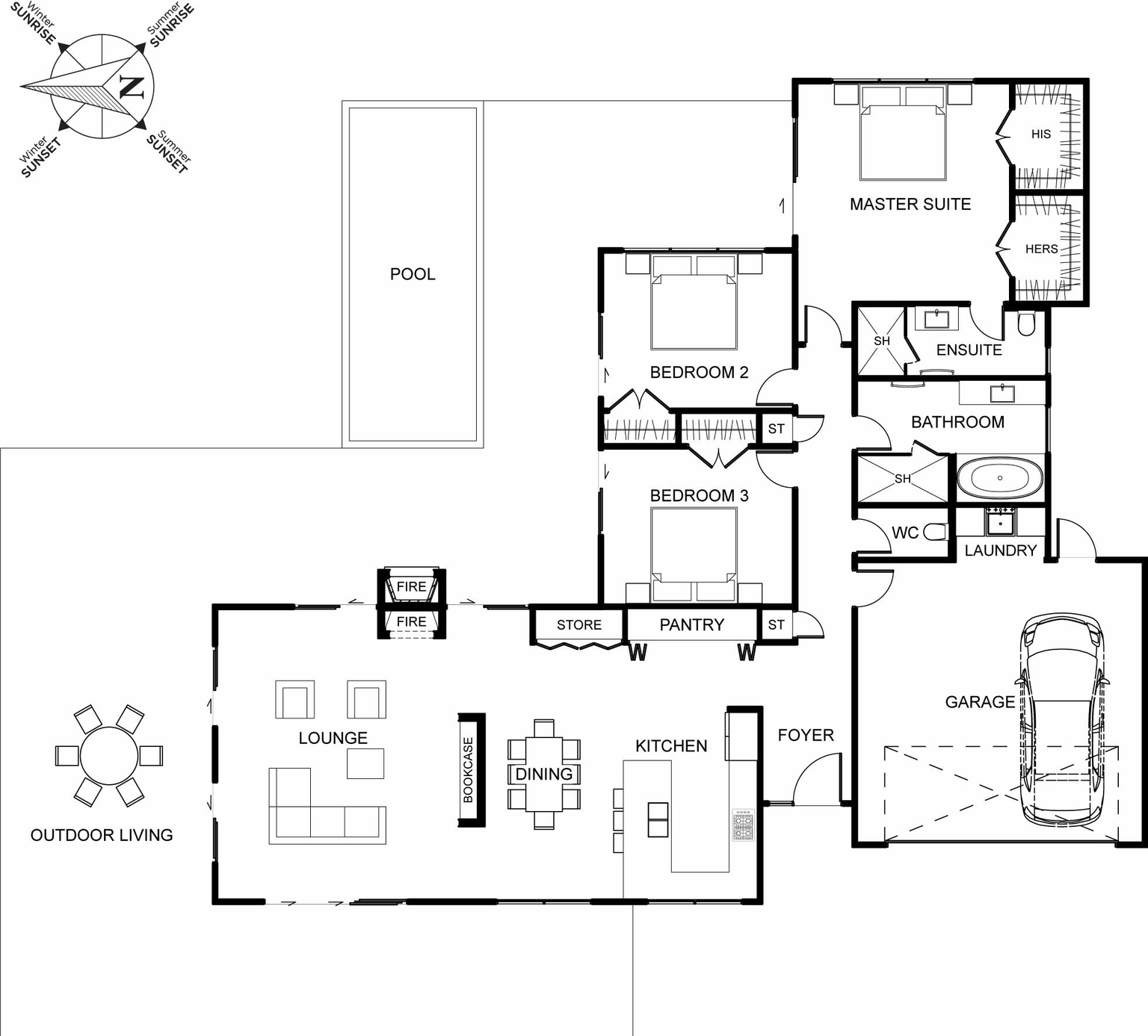 Vega floor plan