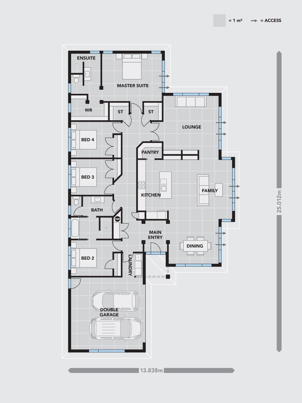 Corsica floor plan