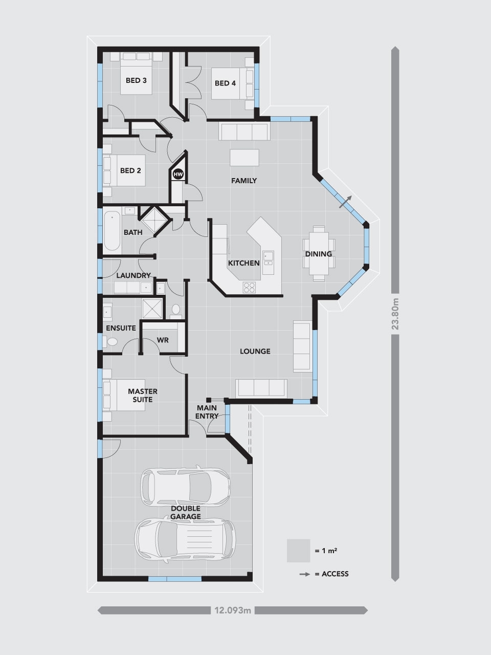 Bordeaux floor plan