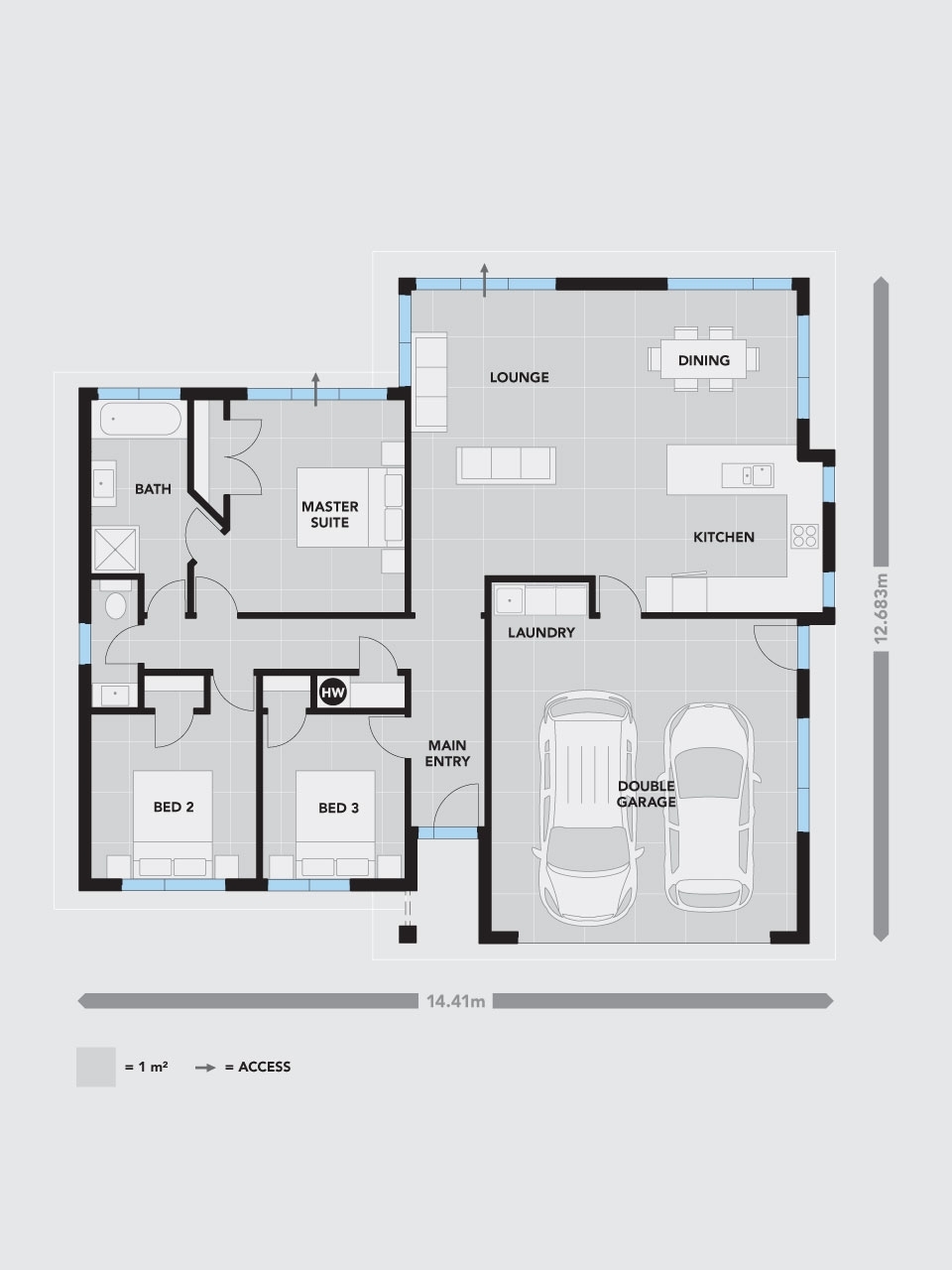 Piha floor plan