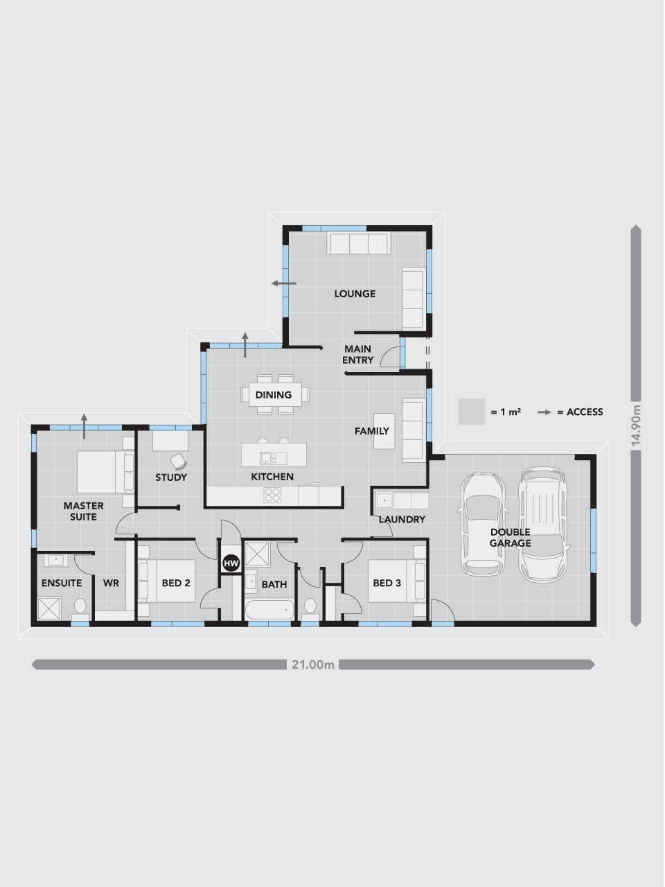 Cork floor plan