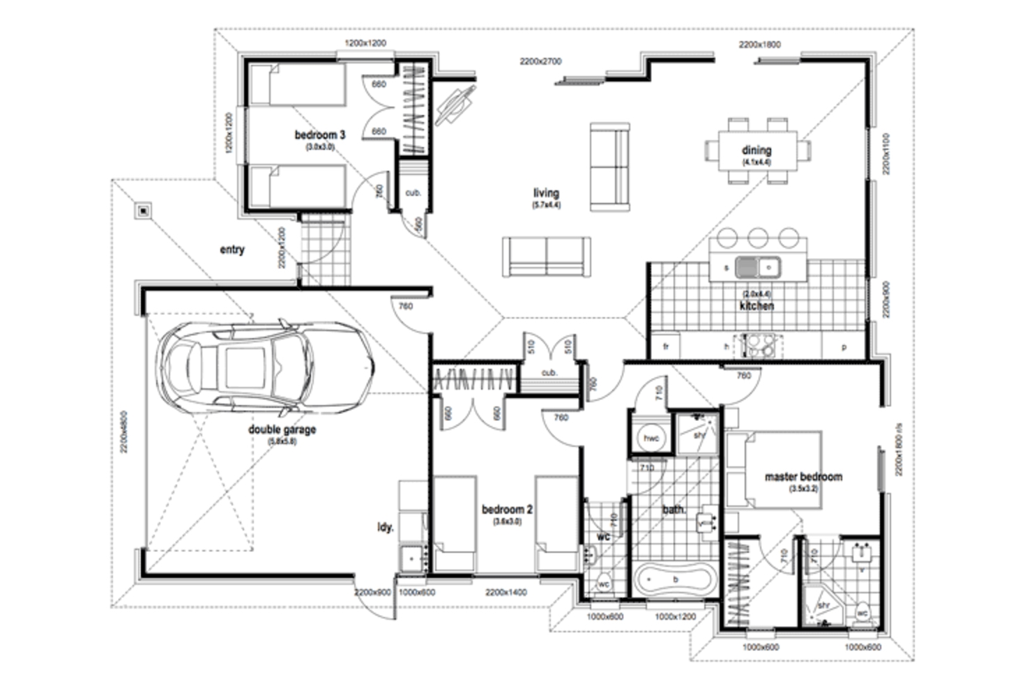 Rata floor plan