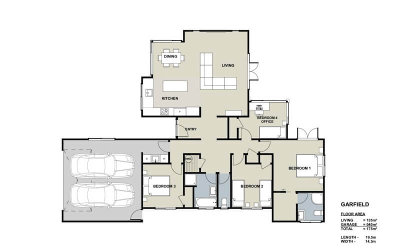 Garfield floor plan