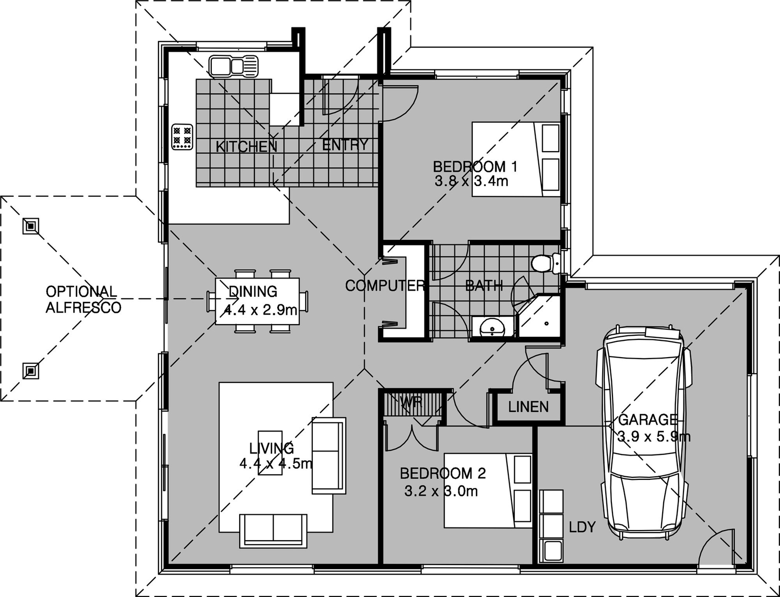 123M2 floor plan