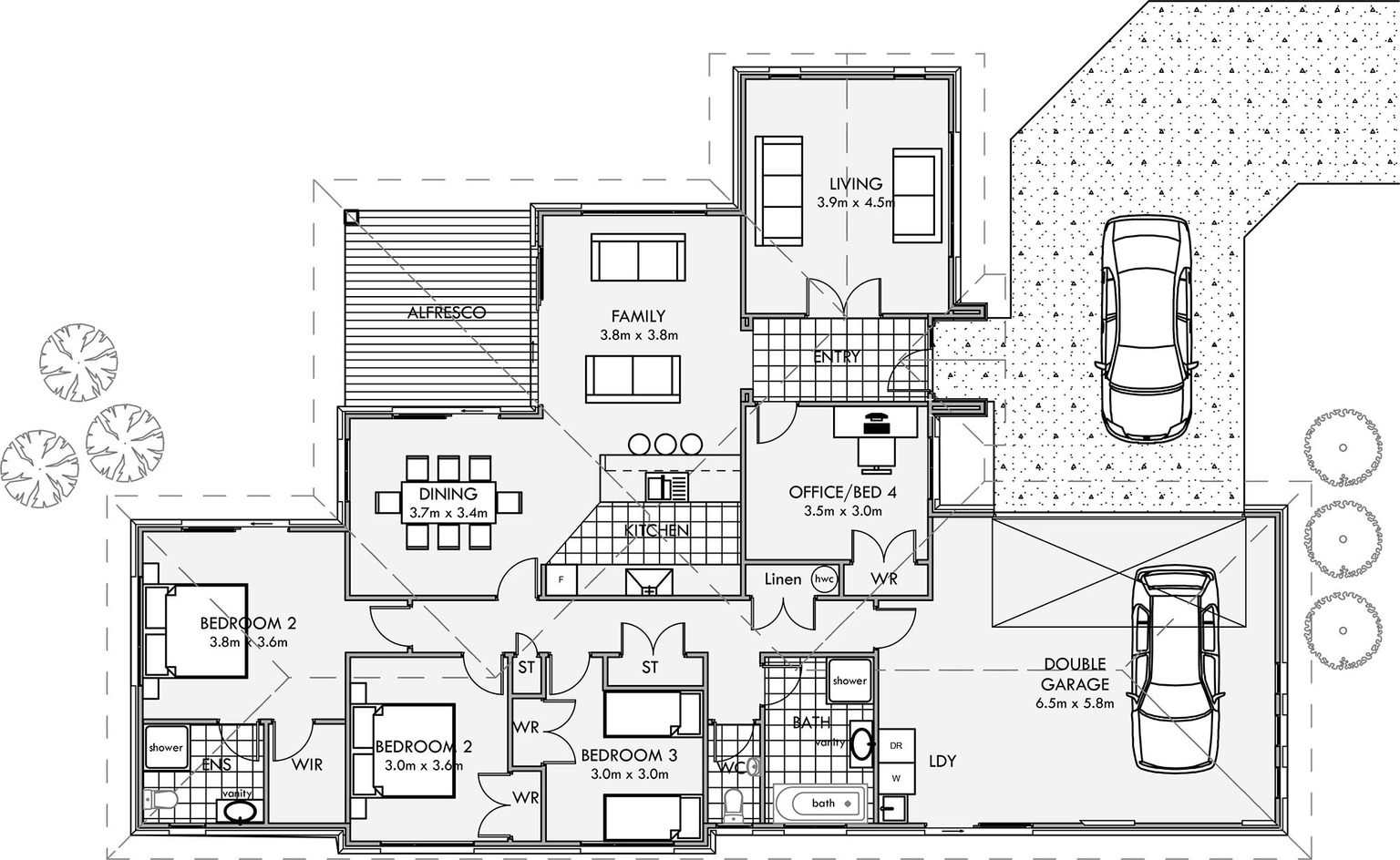 212M2 floor plan