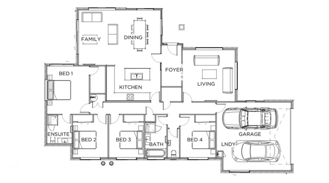 Waiata Shores Show Home floor plan