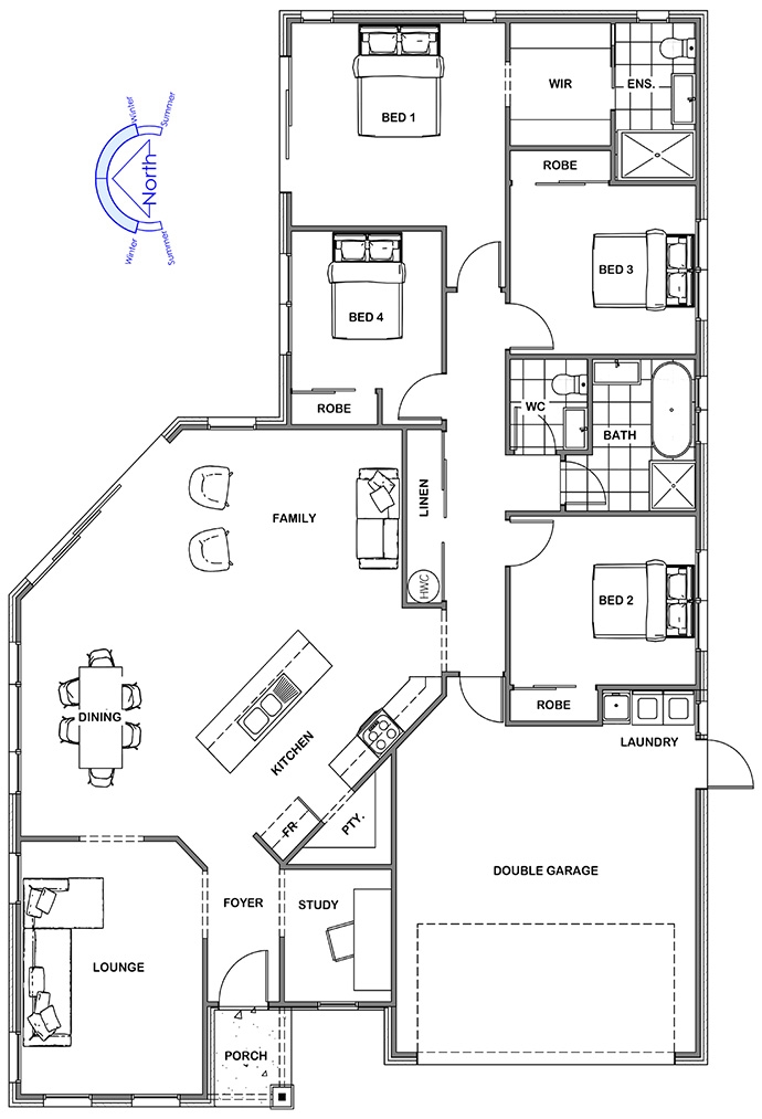 13 Bathgate Court floor plan