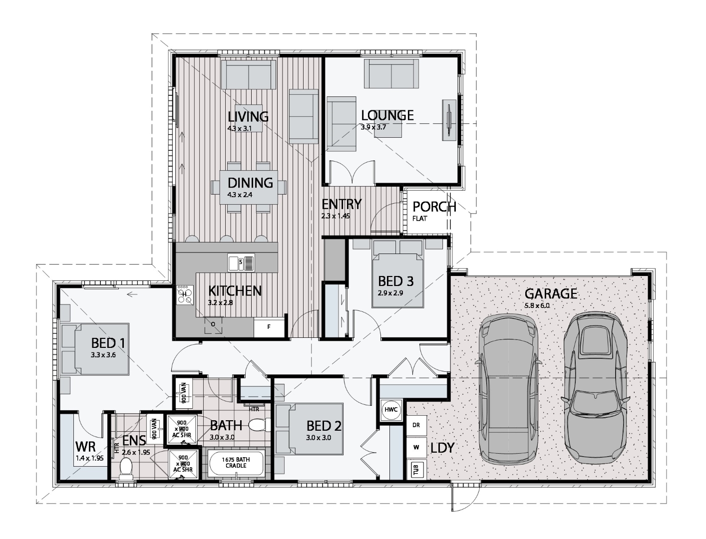 1 Peakedale Drive floor plan