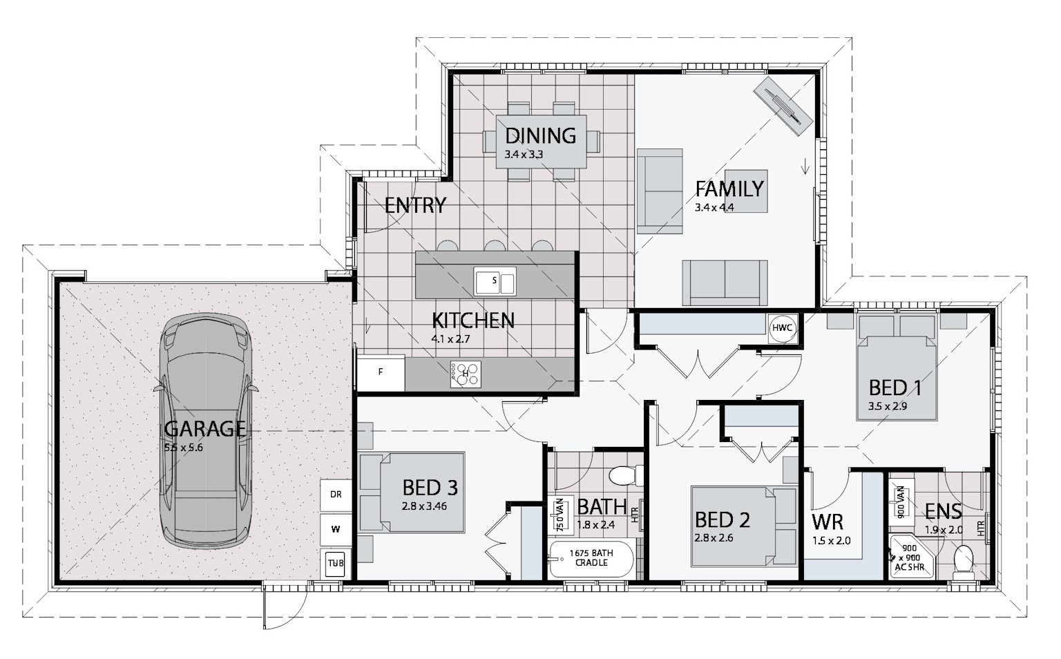 279 Tui Crescent floor plan