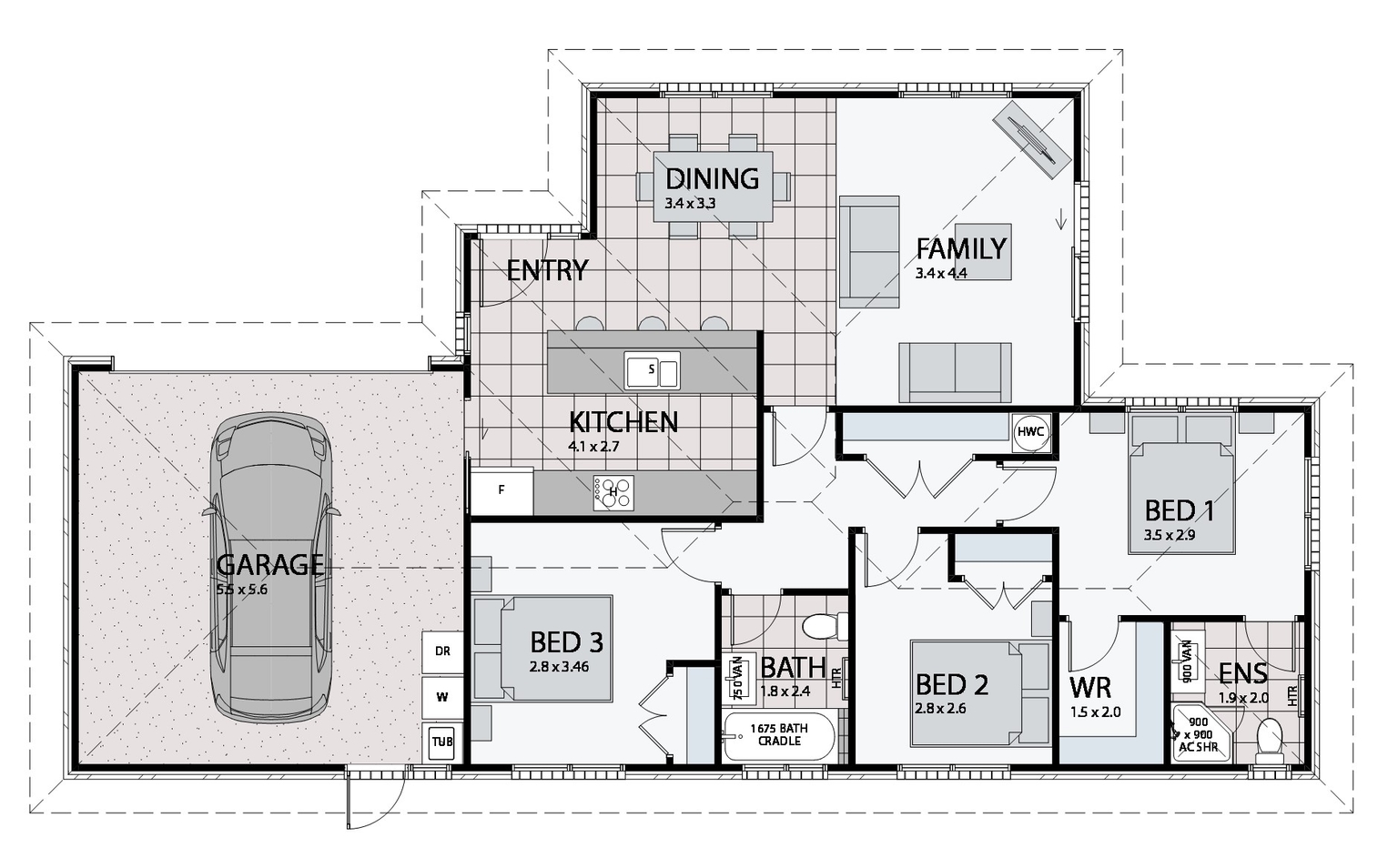 279 Tui Crescent floor plan