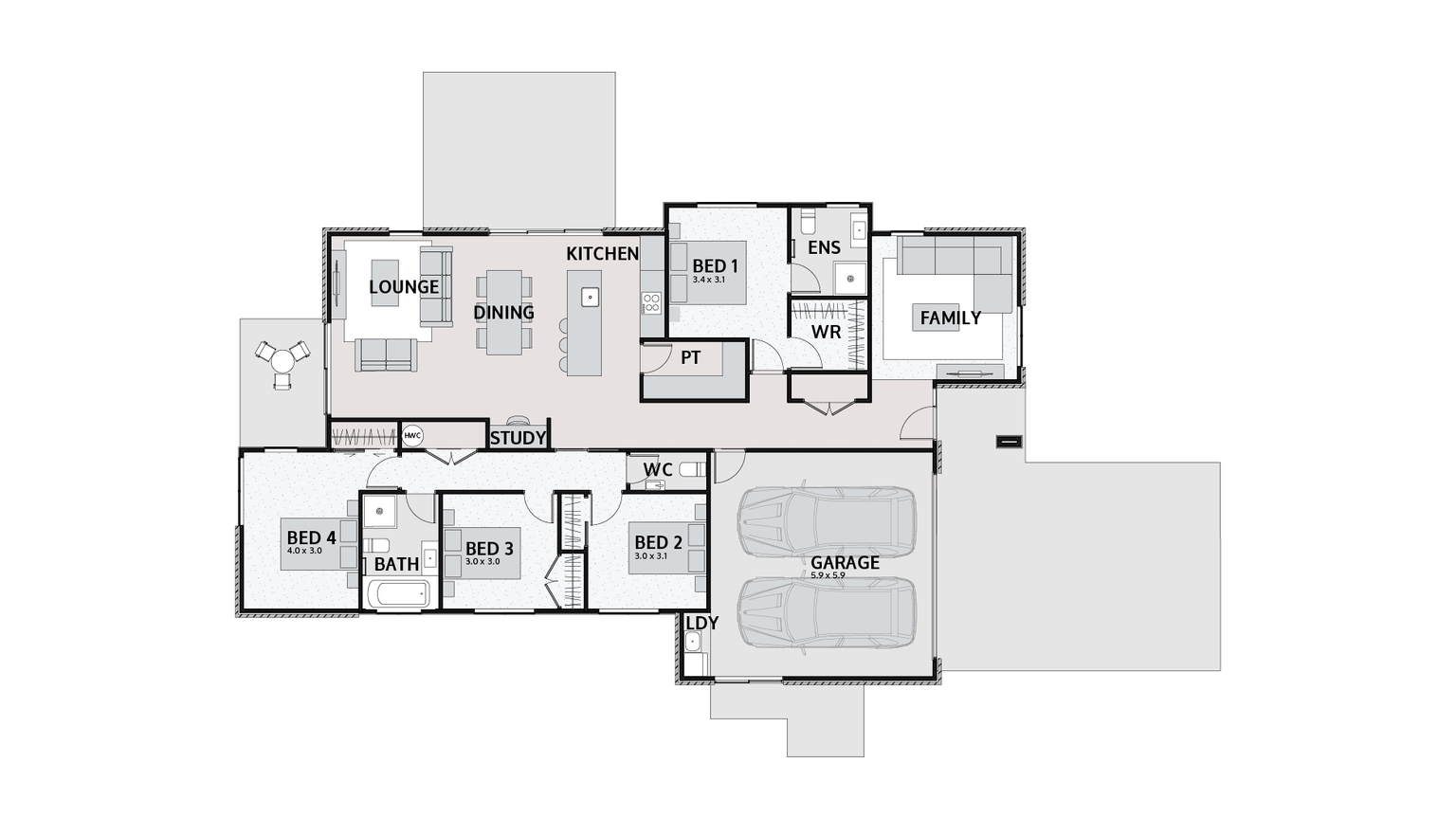 1 Peakedale Drive floor plan