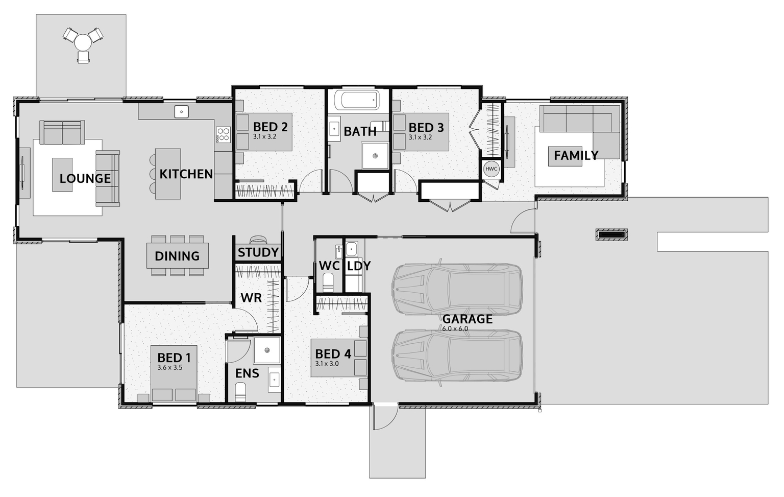 1 Peakedale Drive floor plan