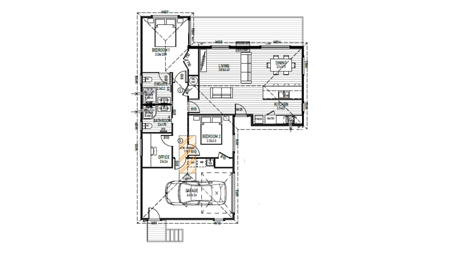 Lot 3, 70 Thompson Street, Cambridge floor plan