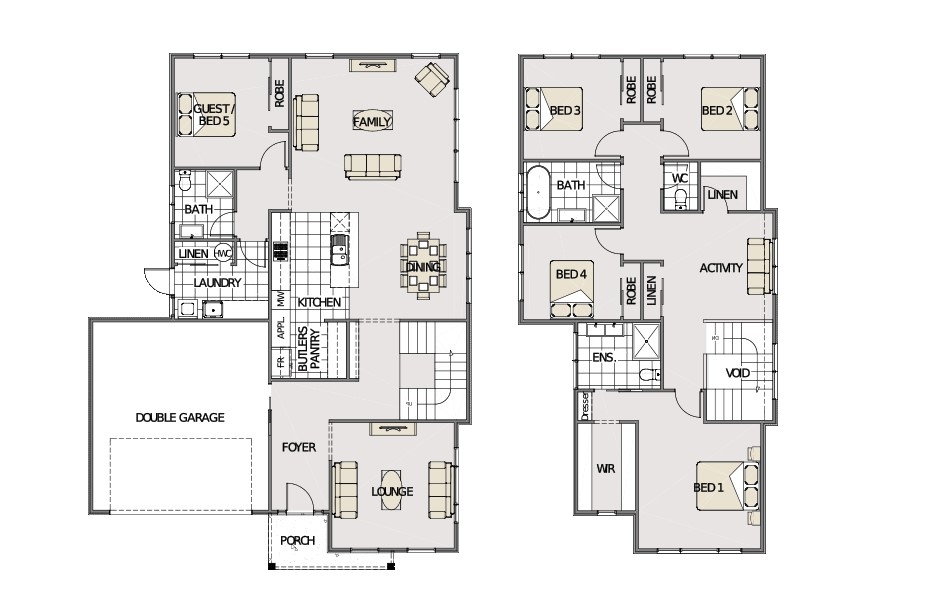 Lot 105 Catalina floor plan