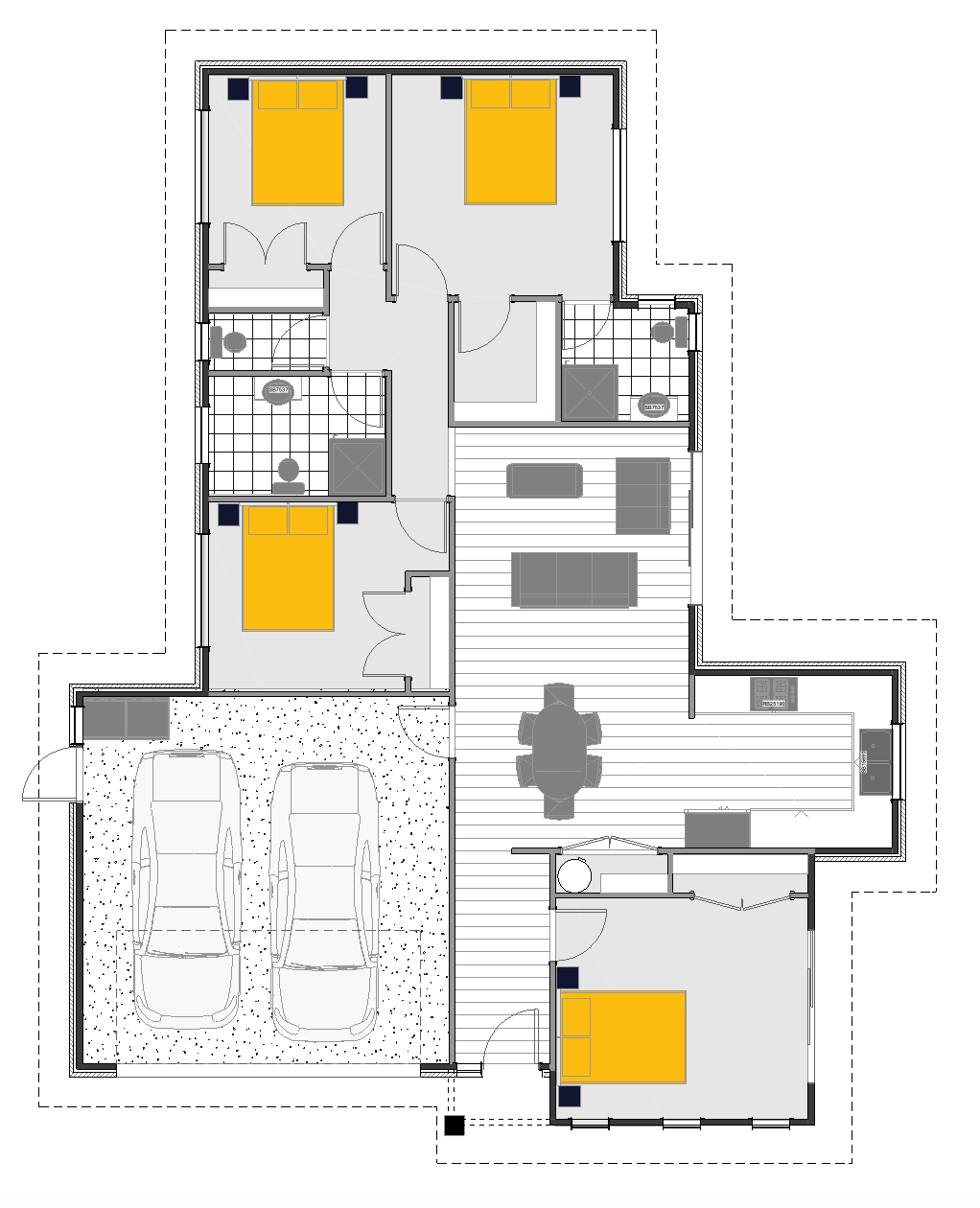 Sun-Filled Family Home with Huge Backyard floor plan