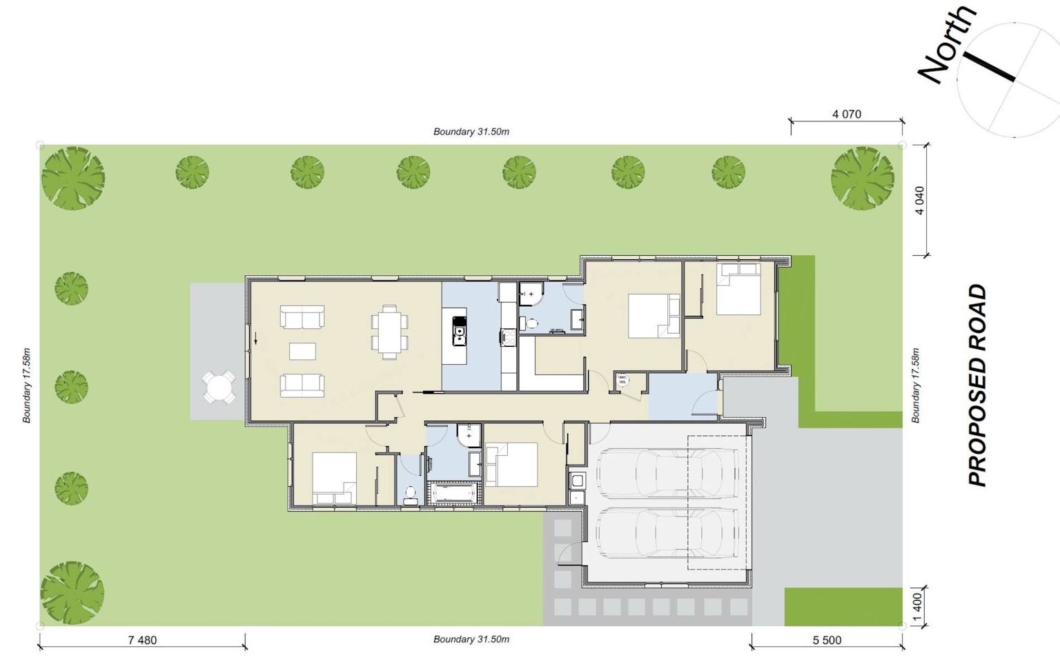 Family Living in Westwood, Faringdon floor plan