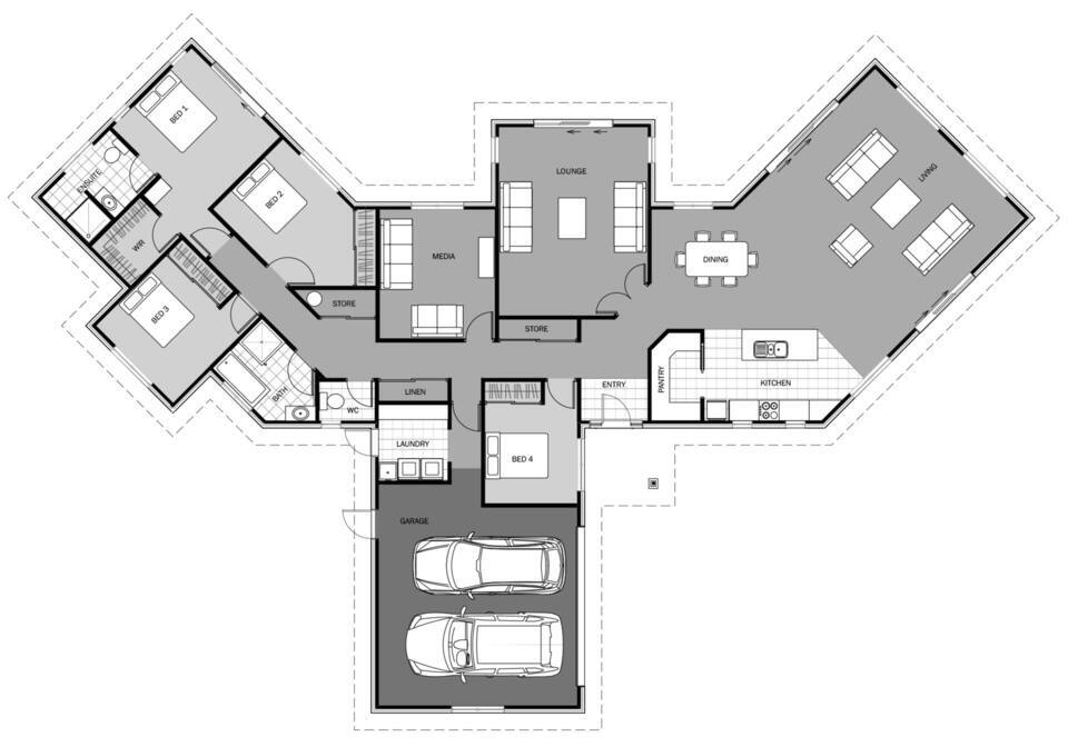 Country Living Whitford floor plan