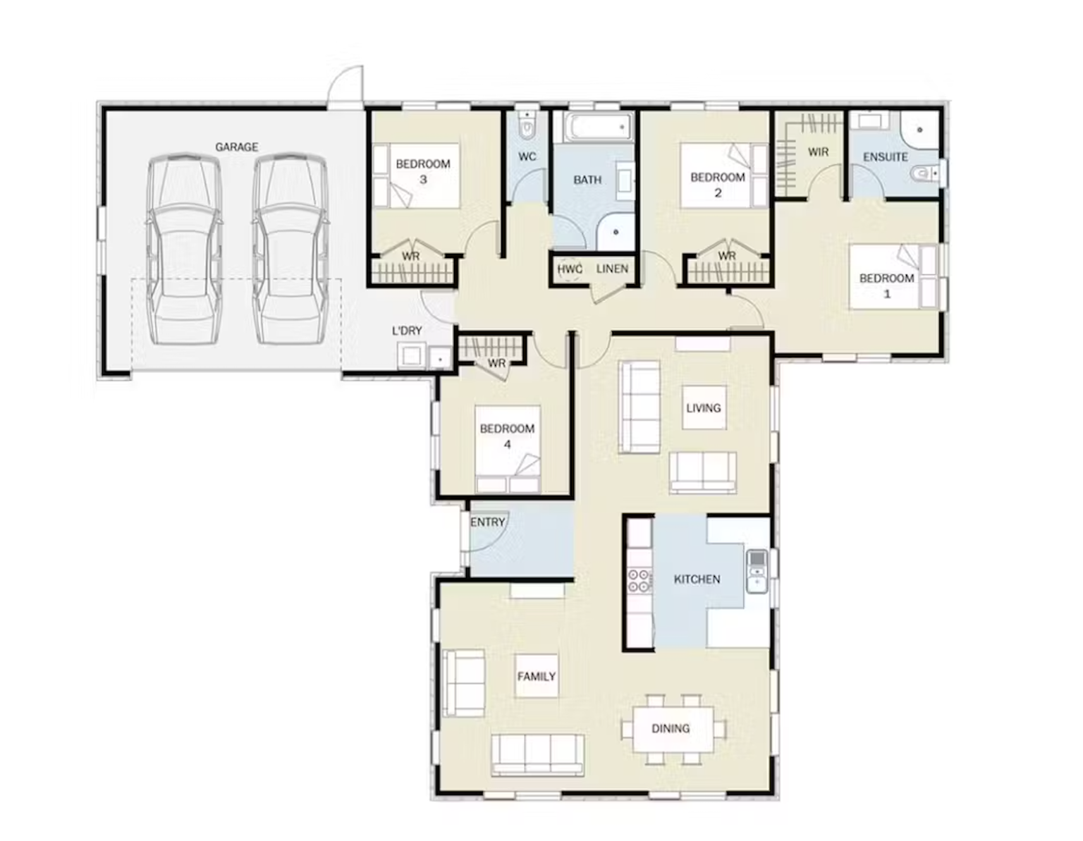 Takahe floor plan