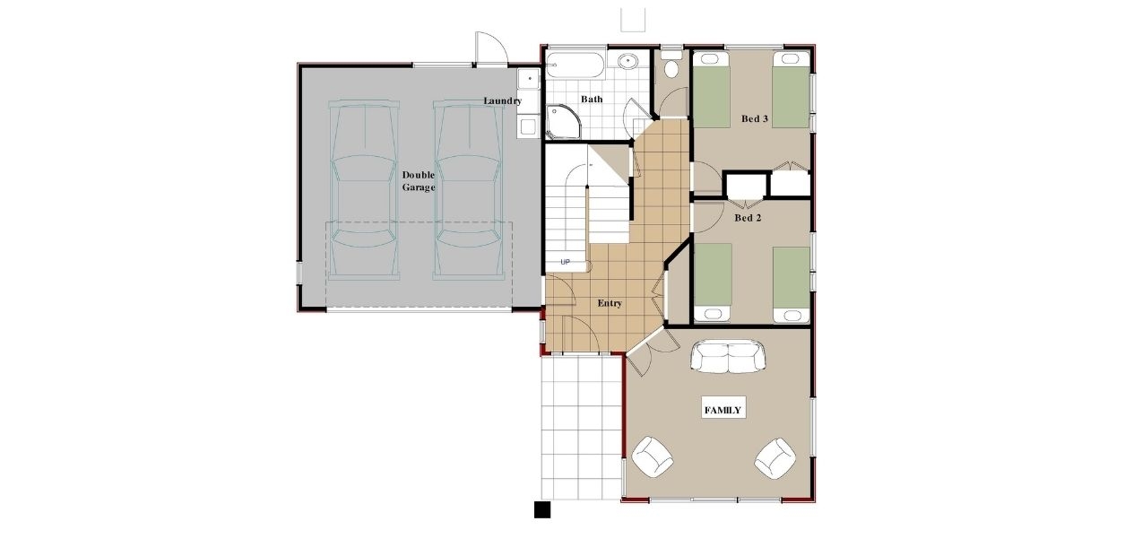 Ruby Contemporary floor plan