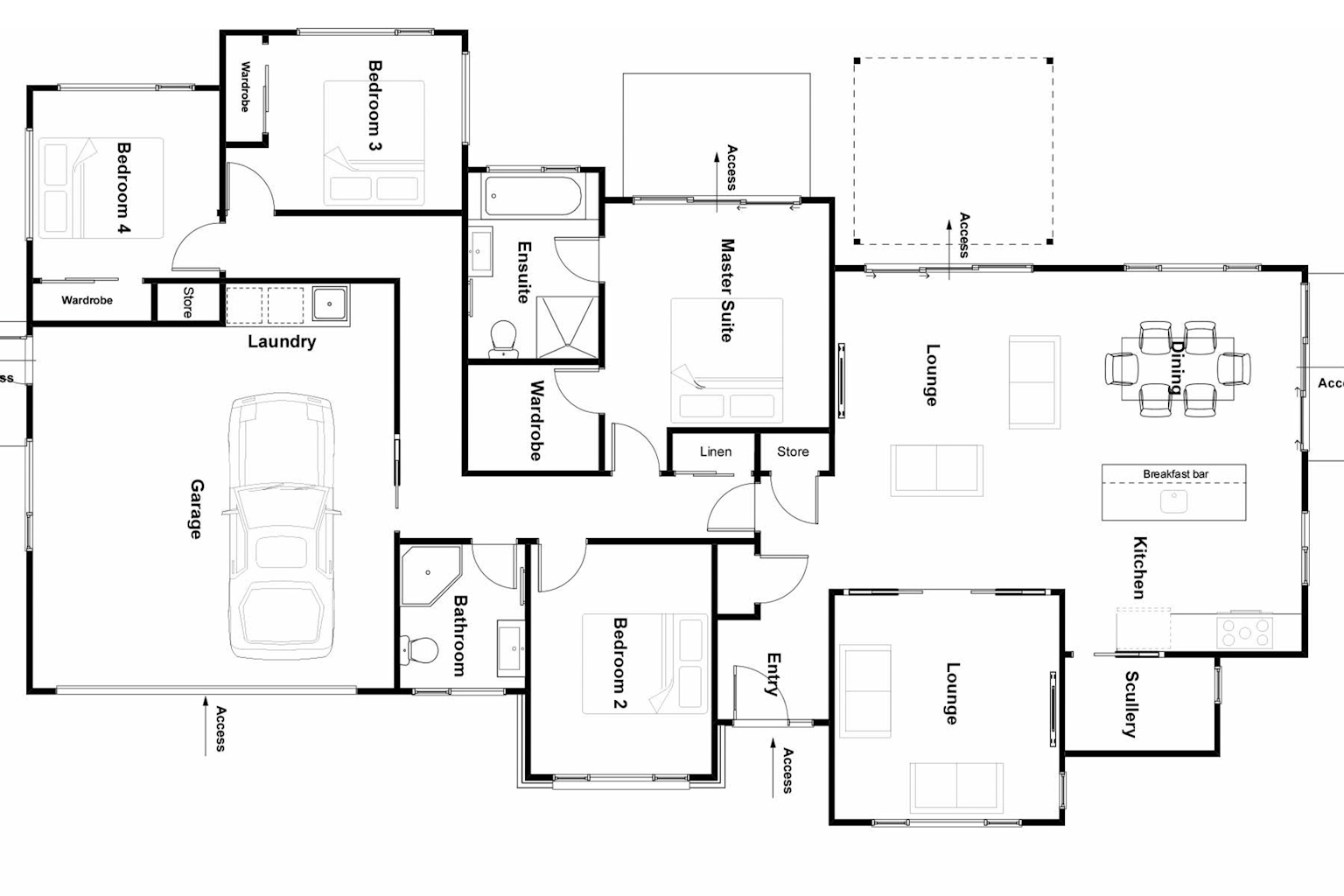 Westward floor plan