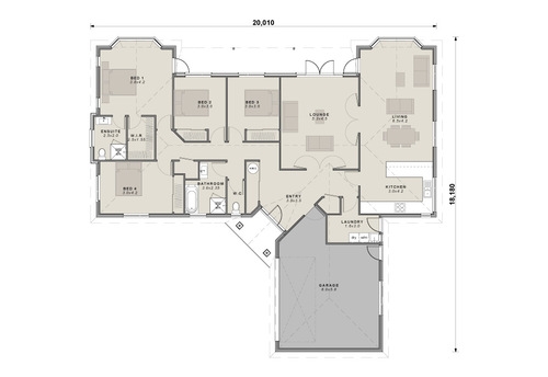 The Oakleigh floor plan