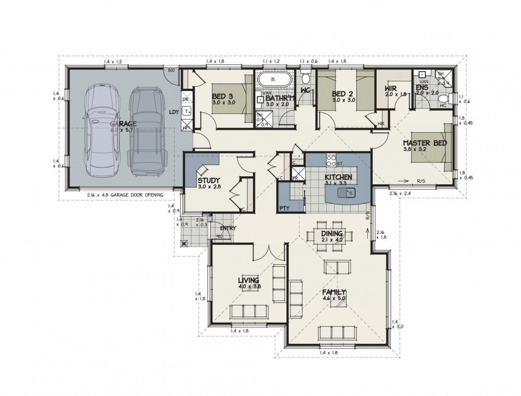 Manor floor plan