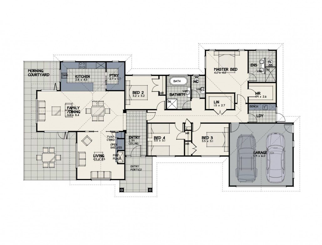 Serrano floor plan