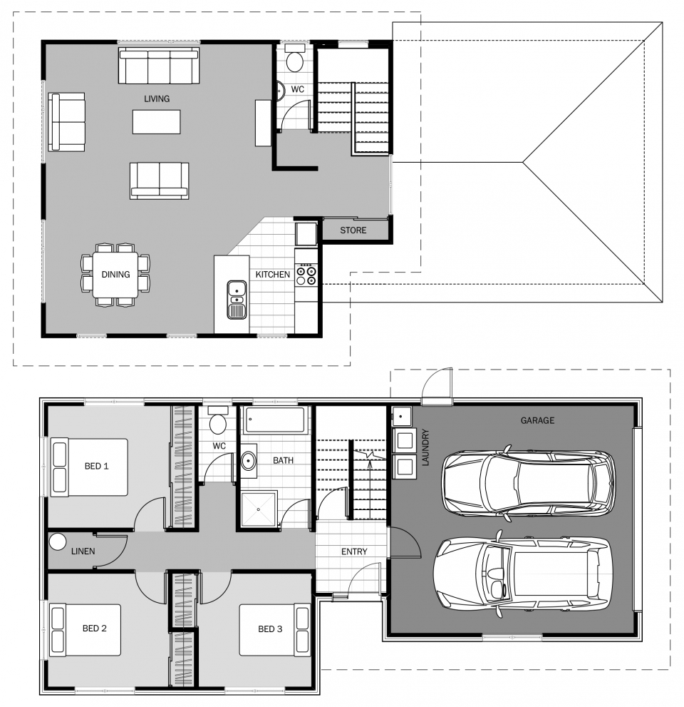Pathfinder floor plan