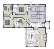 Opal Contemporary floor plan