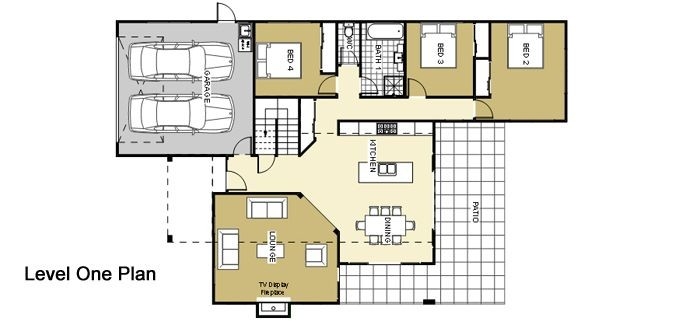 Nevada Contemporary floor plan