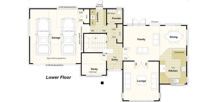Muirlea Contemporary floor plan