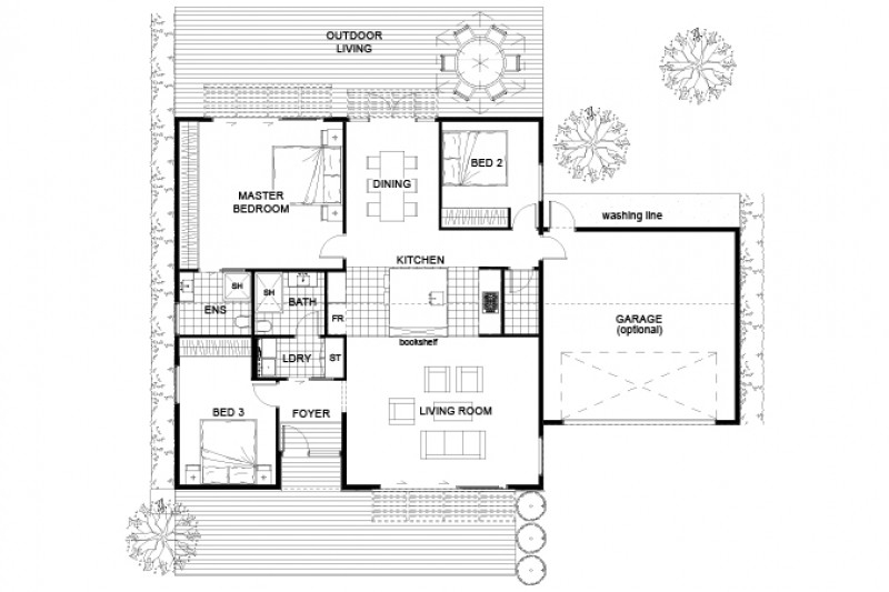 Kingfisher floor plan