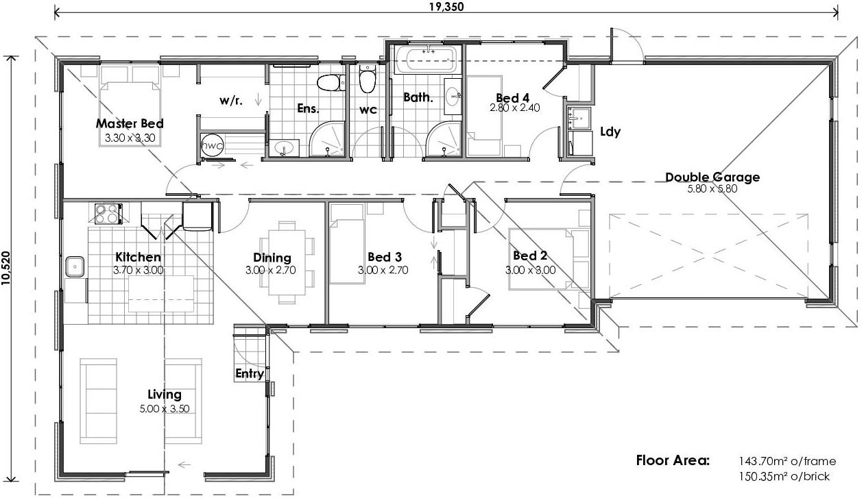 Milford floor plan