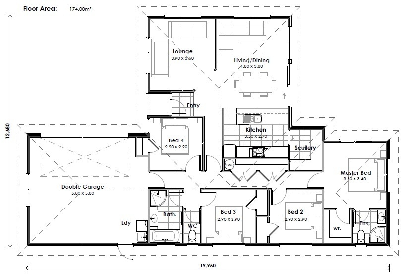 Cambridge floor plan