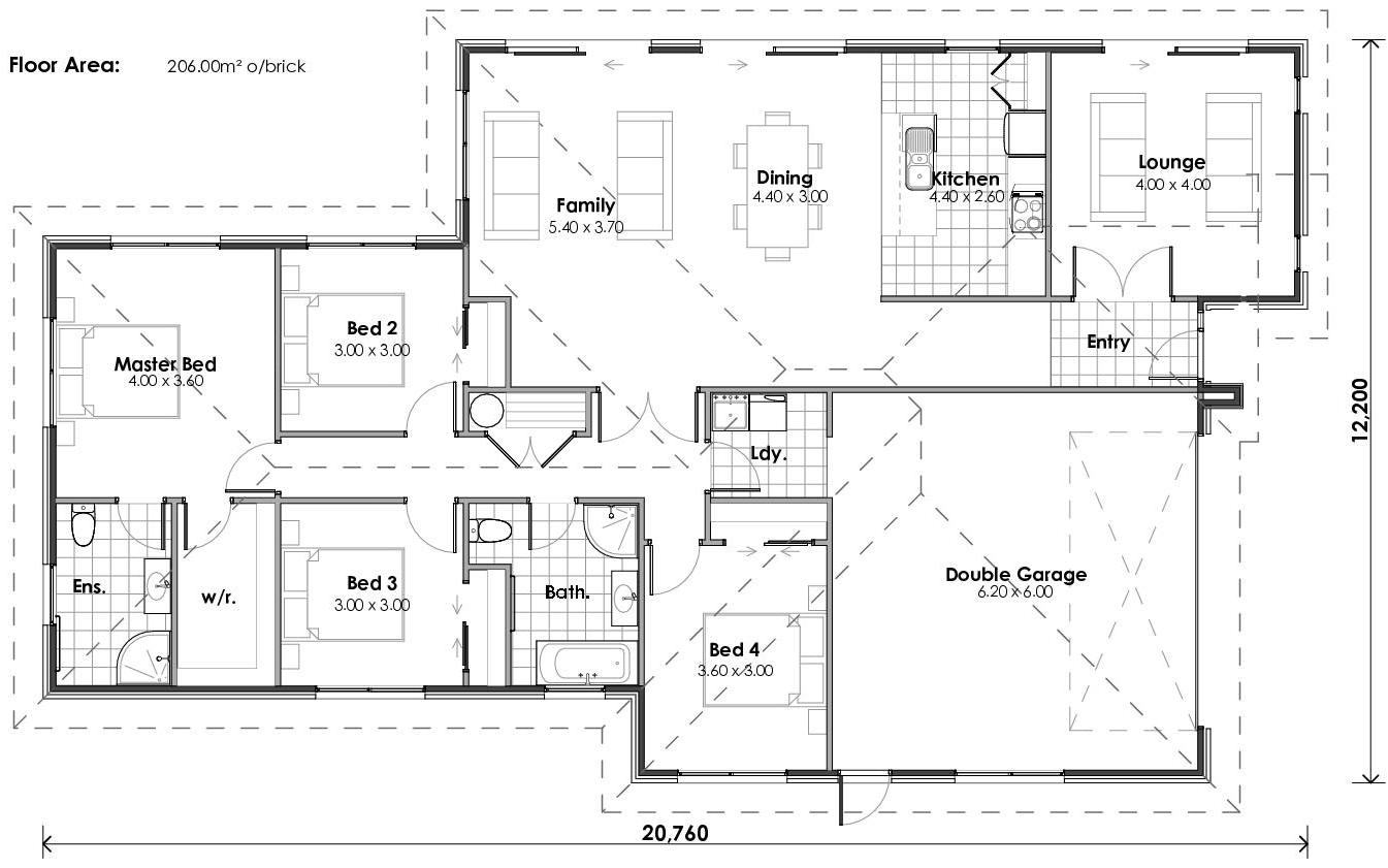 Ashhurst floor plan