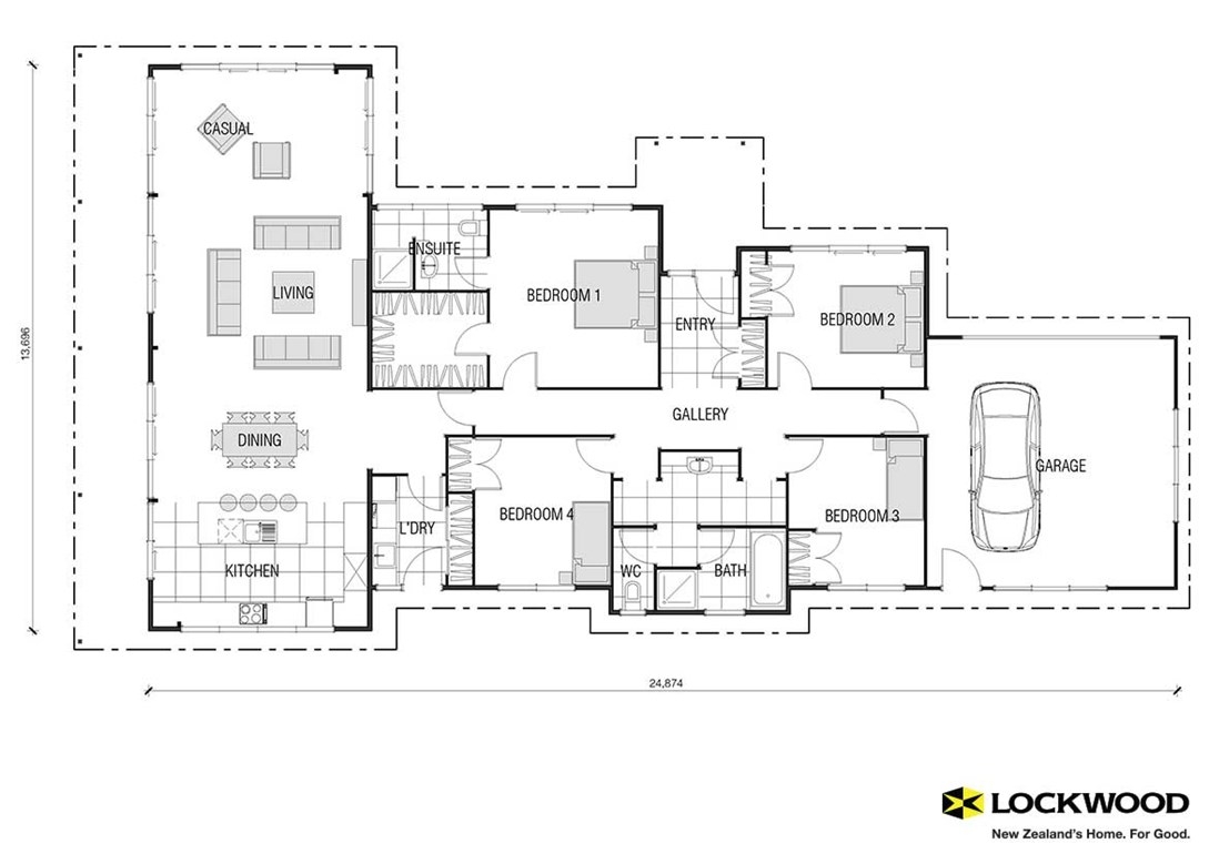 Coronet floor plan