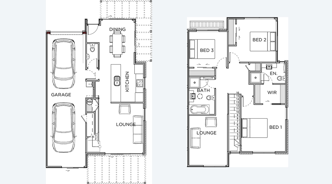 Totara Heights Duplex/Terrace Home floor plan