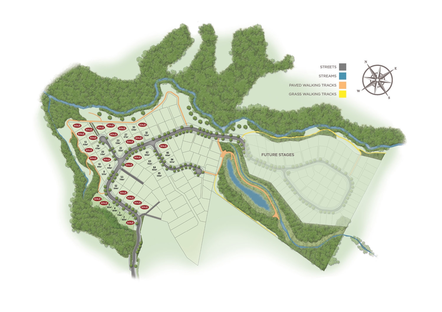 Three Creeks Estate stages image