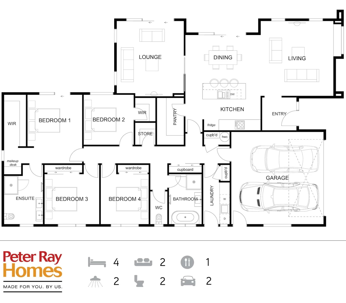 Newton Show Home floor plan