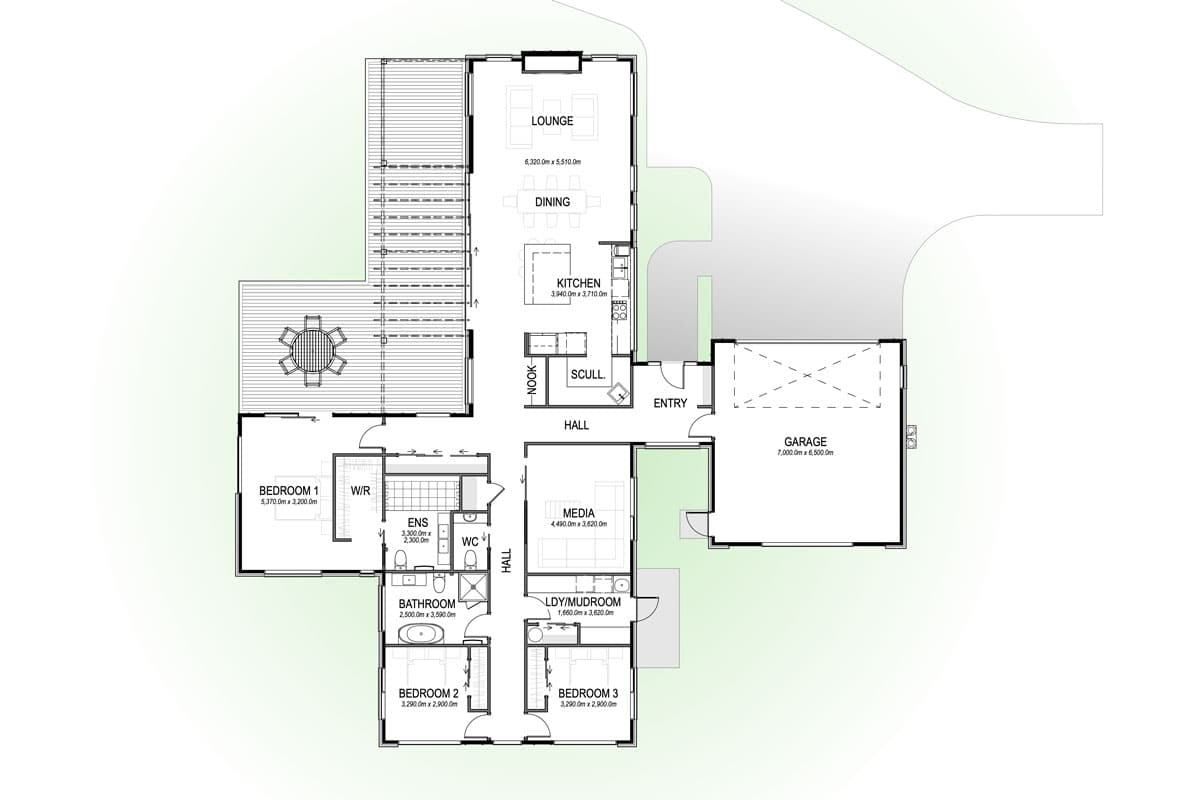 Ohaupo Show Home floor plan