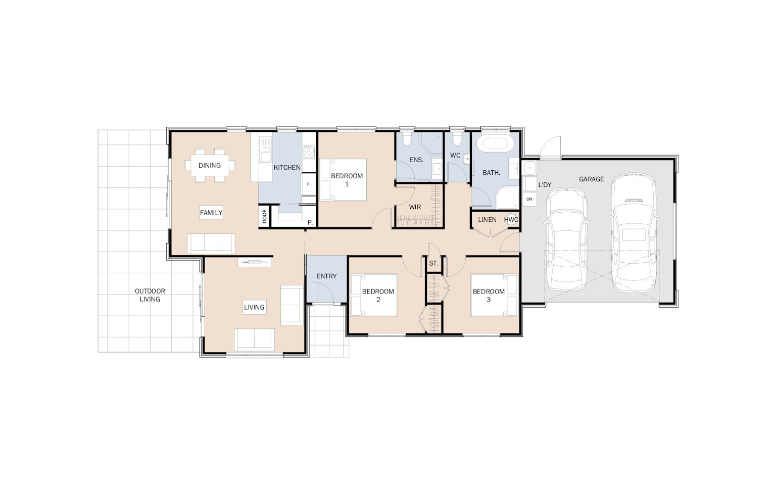 Ideal living at Conmara Estate, Clevedon floor plan