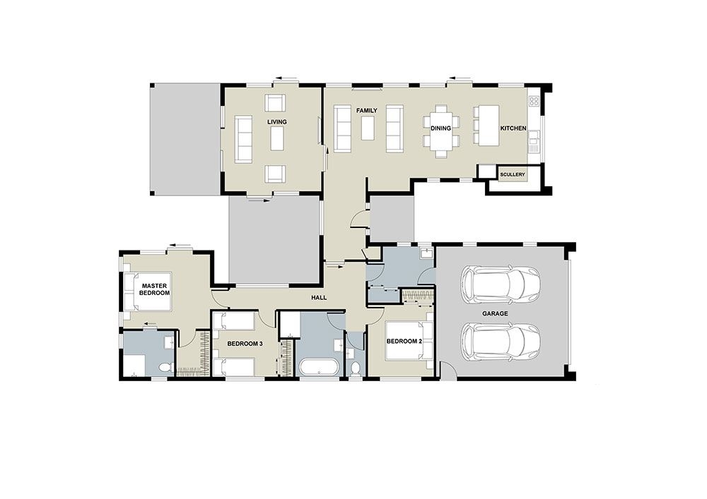 Normanby – House & Land Package floor plan
