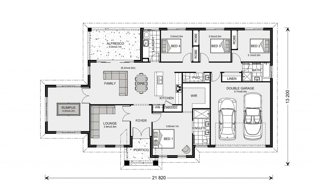 Stressfree living floor plan