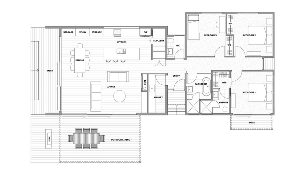 Maddren Homes, Show Home - Kumeu floor plan
